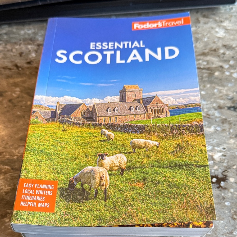 Fodor's Travel Essential Scotland Guidebook and Rick Steves Scotland guide